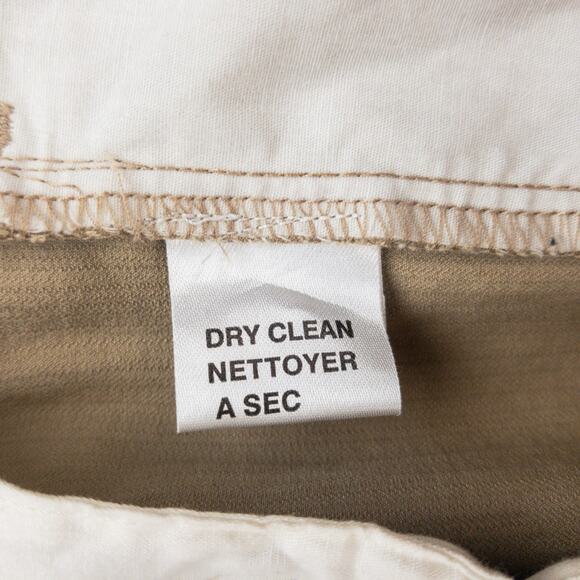 Banana Republic Pleated Silk Blend Pants Men’s 34 Tan Relaxed Fit Straight Leg - Picture 8 of 13